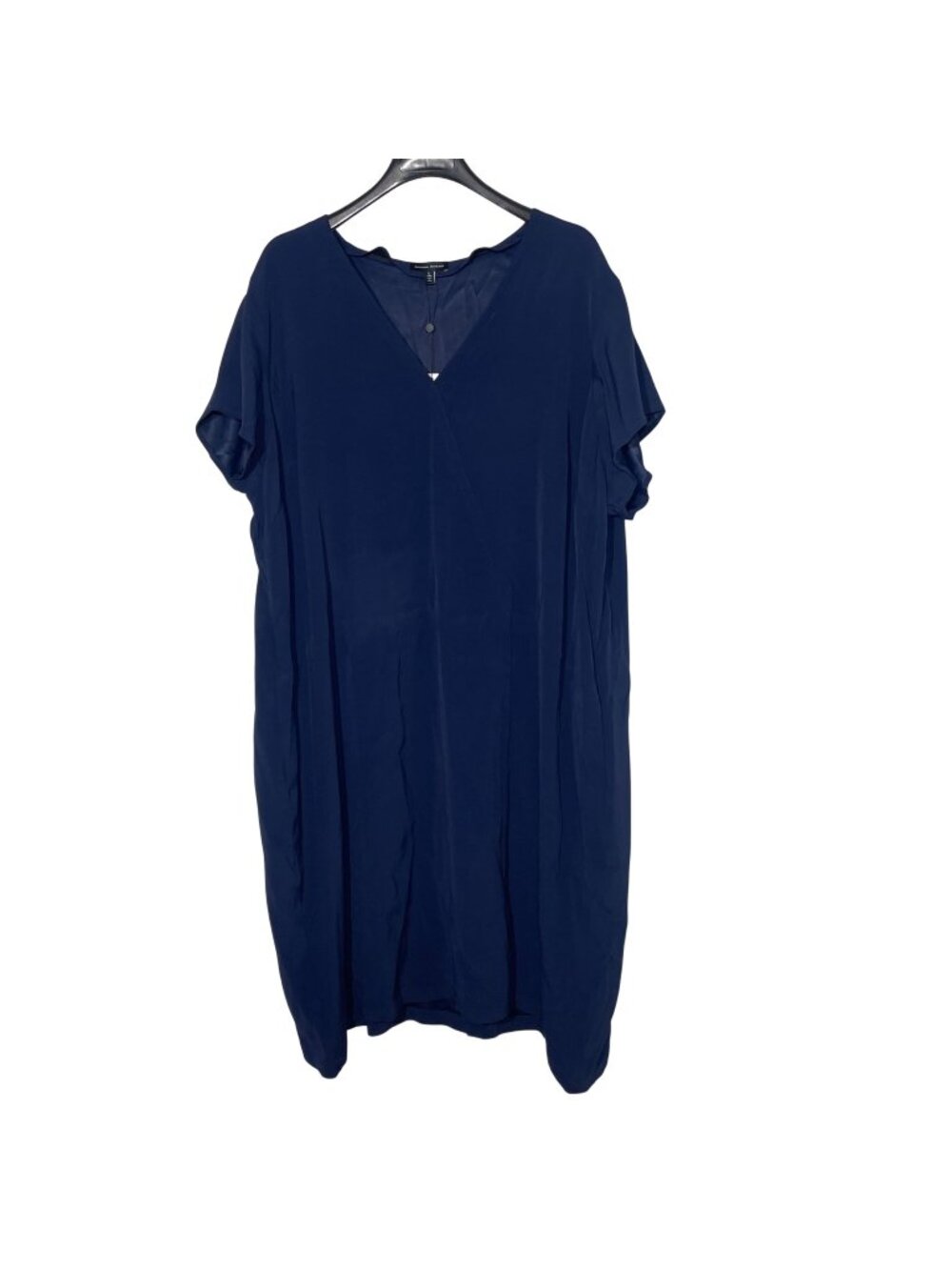 Universal Standard Katy V-Neck Faux Wrap Dress Sz LG (22-24) Minimalist Capsule